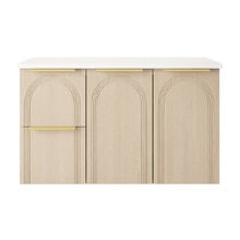 Arco 900mm Wall Hung Single Vanity with Solid Surface Countertop